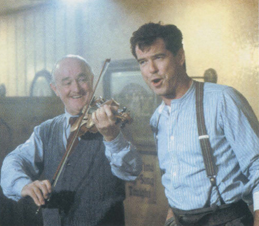 <em>Brosnan in character as Desmond Doyle in the movie </em>Evelyn.