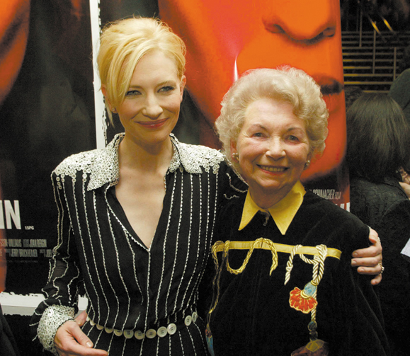 <em>Cate Blanchett with Bernadette Guerin (the real-life Veronica's mother).</em>