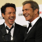 Robert Downey, Jr. and Mel Gibson at the American Cinematheque Awards