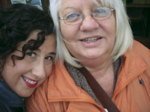 The writer Heidi Boyd and her Mom in Ireland.