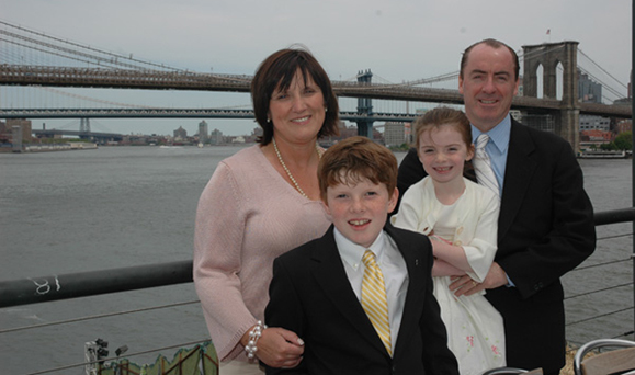 Orlaith, Rory, Kathleen and Ciaran Staunton. Photo: Sean McPhail