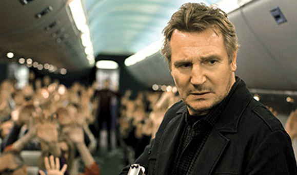 Liam Neeson's latest action turn, as an air marshal in Non-Stop.