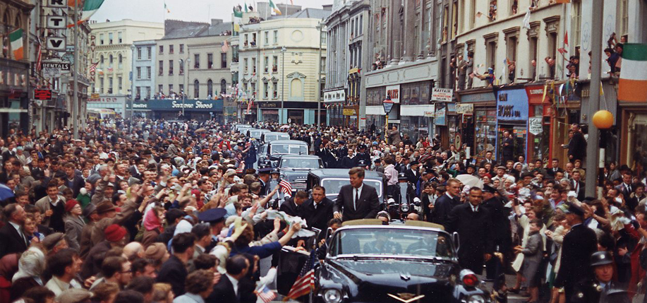 Kennedy motorcade through Cork Ireland 1963 New 8x10 Photo President John F 