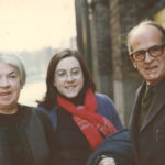 Mary Lavin with her youngest daughter, Caroline, and her second husband, Michael Scott. Courtesy of the Ryan family.