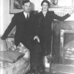 Mary Lavin and William Walsh at Becvite House. Courtesy of the Ryan family.