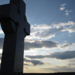 Middle Island memorial cross comemmorates the Miramichi region's Irish heritage. Photo: John Kernaghan.