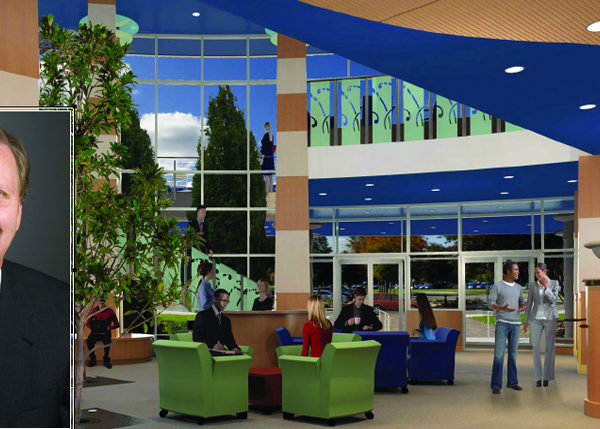The interior plans for Quinnipiac University's Frank H. Netter MD School of Medicine.