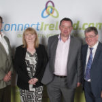 Michael McLoughlin CEO ConnectIreland, Mathew Gilfillan of Mafic, Bernadette Brannigan of Mafic, Hugh Morris who made the connection with Mafic that brought 70 jobs to Kells, Brian Dougan, managing director Mafic, and Terry Clune, founder of ConnectIreland.