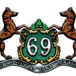 The 69th insignia bears the motto “Gentle when stroked, fierce when provoked." Photo courtesy of Lt. Col. James Gonyo.