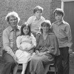 Seamus, his wife Marie, and their children, circa late 70s. Photo: Hanvey