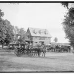 The Club House at Saratoga Springs Race Course, circa 1900. Photo: Library of Congress.