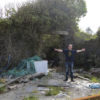 Professor Al Gillespie in the Slate Yard – the site of Valentia Island’s “buried treasure.” Photo: Stephanie Buffum Field