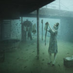 The resting ships at the bottom of the sea offer a unique background for the photographs of Andreas Franke. The photographer says: “With my photographs of sunken shipwrecks, I want to pull the spectators into unreal and strange worlds. Mystified scenes of the past play within a fictional space. Dreamworlds you can get lost in or that you can identify with. This creates a new and unexpected atmosphere. This work shows [a lot] of myself, since I am always on the lookout for stunning themes to create new images never seen before.” Photo: Andreas Franke.