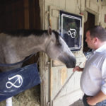 Michael Dilger with horse Wired Brian. Photo: Liz O'Connell.