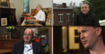 The Irish Writers in America series includes interviews with (clockwise from top left): John Banville, Denis Lehane, Enda Walsh and Roddy Doyle. Photos courtesy of Irish Writers in America/CUNY TV