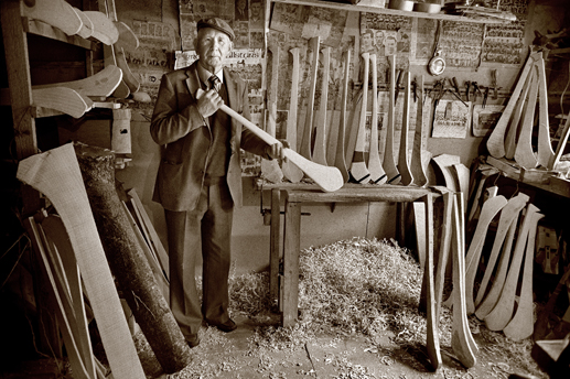 Hurley-maker, Co. Tipperary, 1985. 