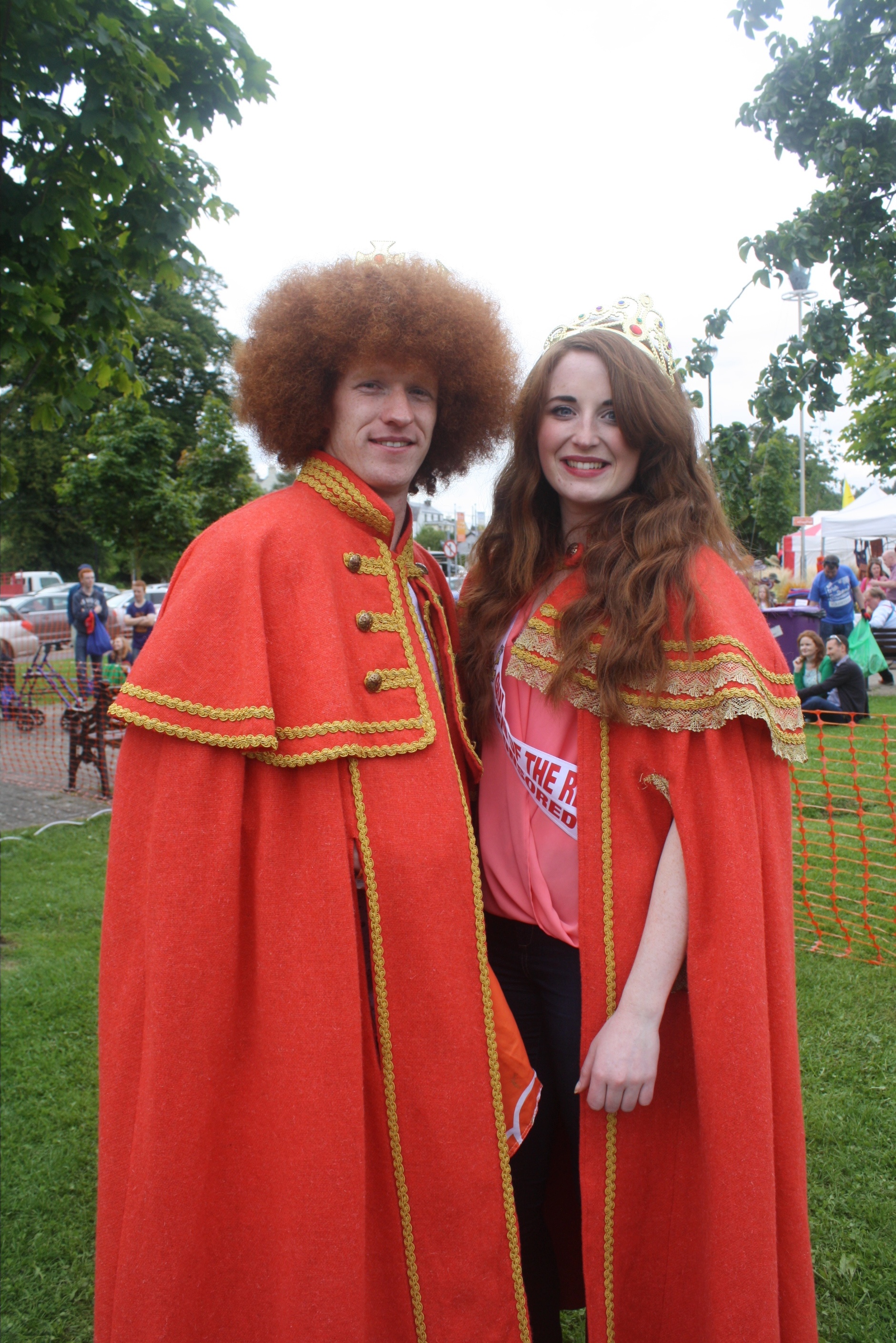 Red Head Convention 2015 - king and queen