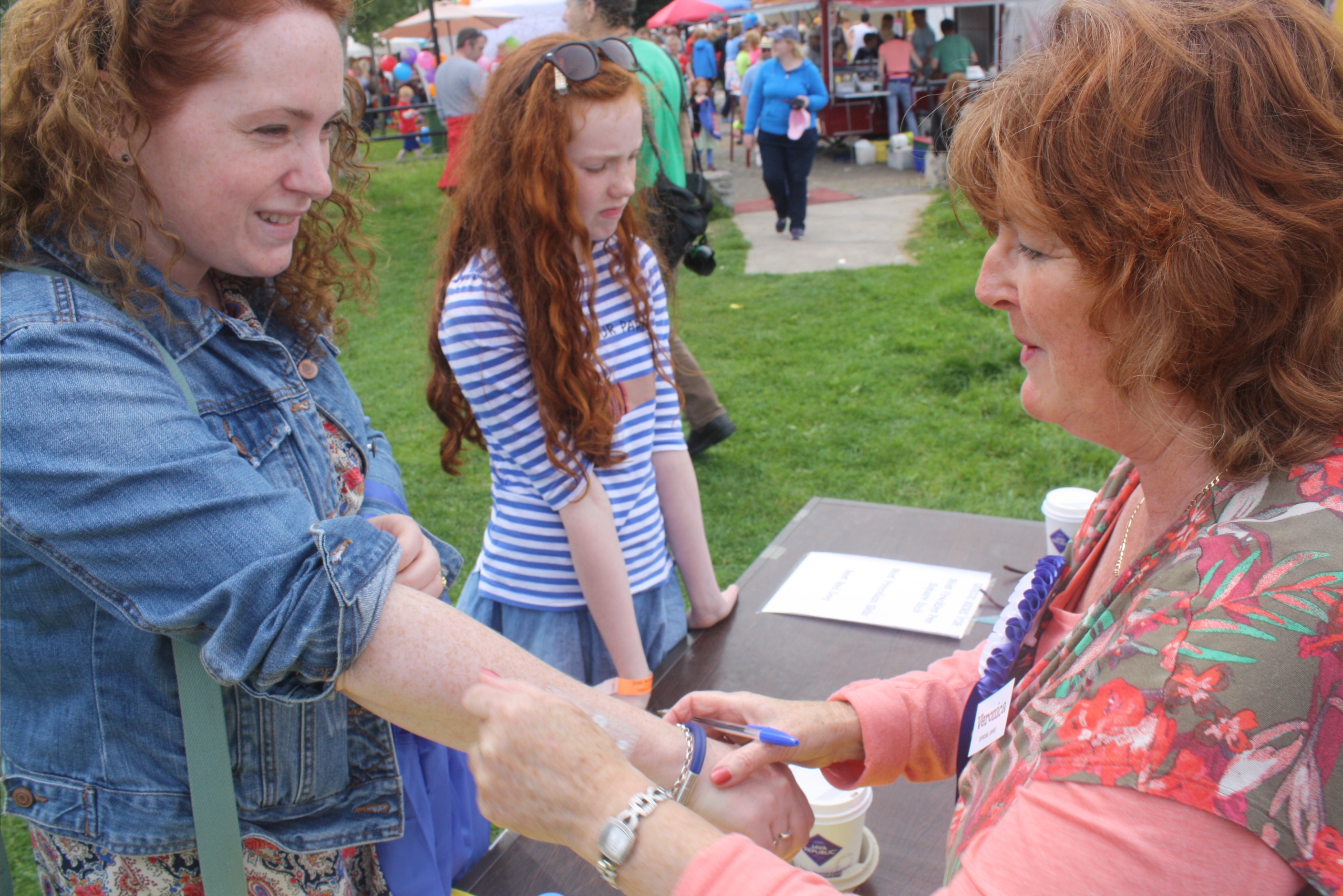 Red Head Convention -scientific freckle counting 1