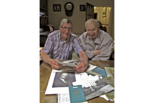 Vincent Carmody and Patrick Buckley pictured in the William Street house where Kathy was born.