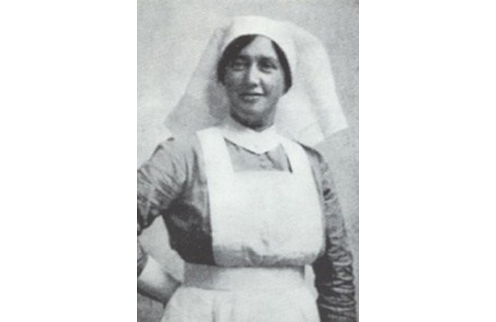 Elizabeth O’Farrell, who nursed the wounded in the G.P.O. and was chosen by Pádraig Pearse to deliver the notice of intent to surrender to the British authorities.