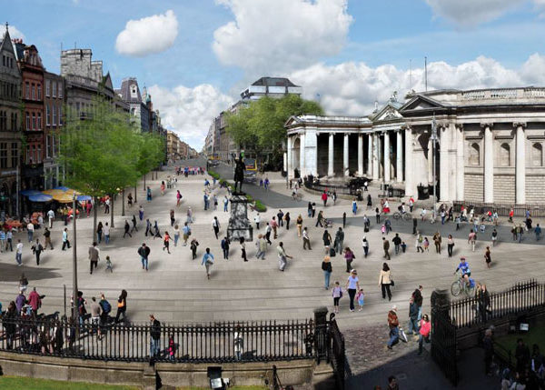 Dublin City Center Proposes Major Pedestrian Overhaul