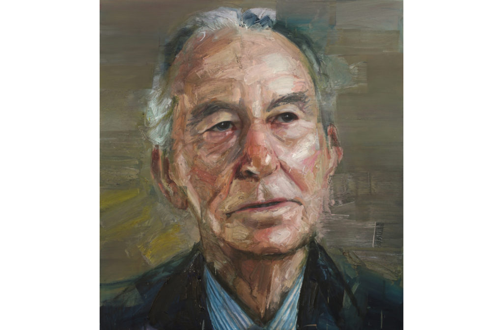 Colin Davidson's portrait of Walter Simon.