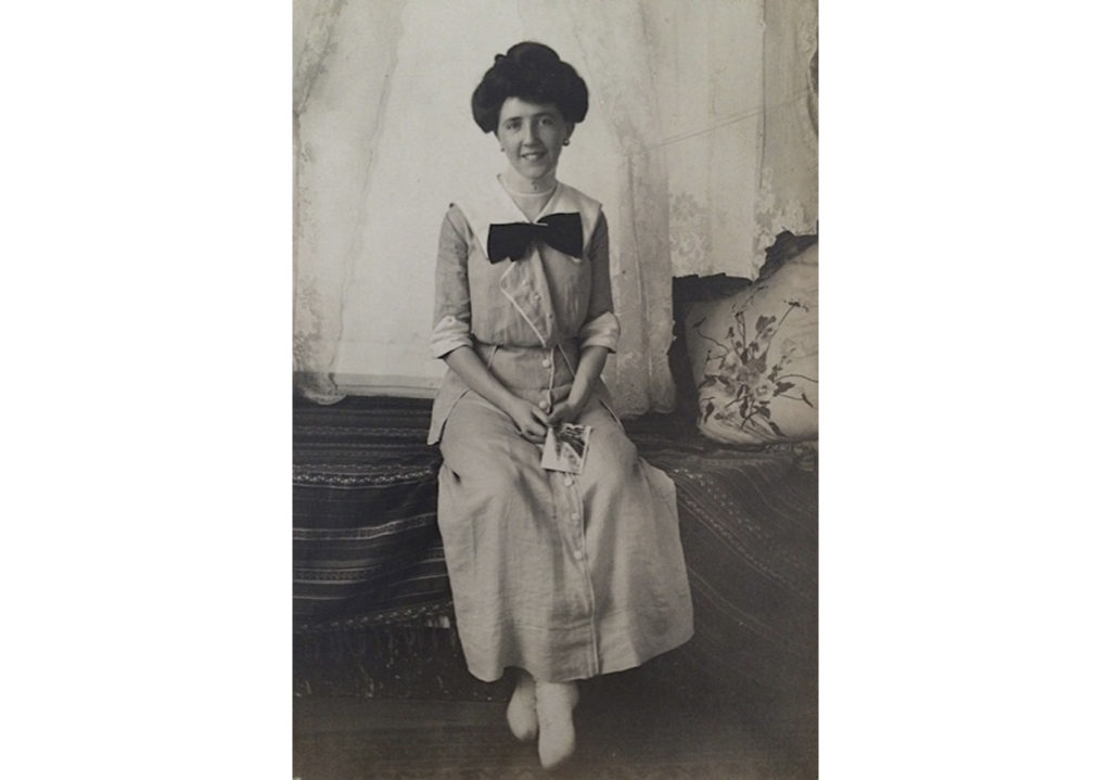 Julia as a young woman, circa 1916.