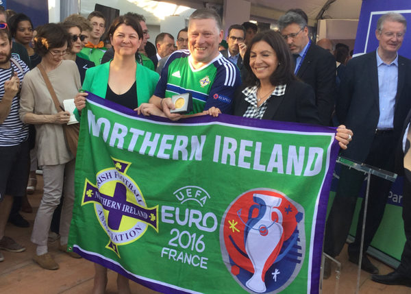 Irish Soccer Fans Receive Award for Good Behavior