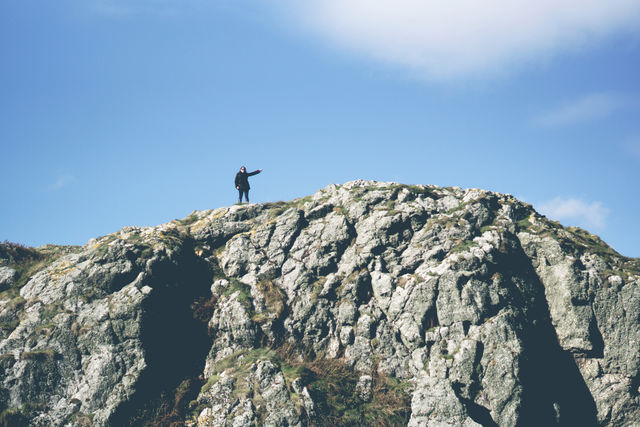 A walk along the cliff path in Howth.