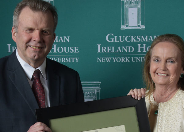 Glucksman Ireland House Honors Niall O’Dowd and James Galway