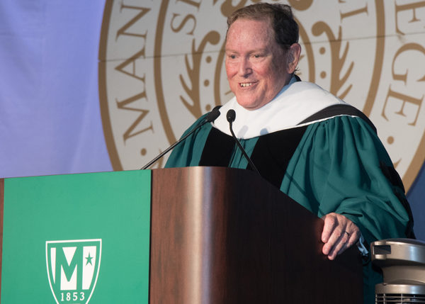 Tom Moran Receives Honorary Doctorate from Manhattan College