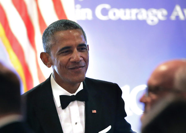 Obama Receives JFK Profile in Courage Award