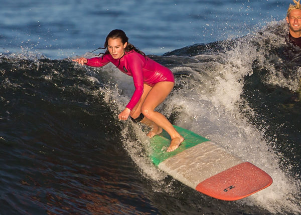 California High Schooler Wins Surfing Competitions on Tricolor Longboard