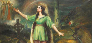 An illustration of St. Brigid.