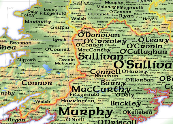 Discover Your Ancestors on this Interactive Map of Irish Surnames