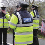 Members of the Garda Siochana, the police force of Ireland.