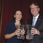 Allison Doody and Aiden Connolly, who were honored by UCD Smurfit School.