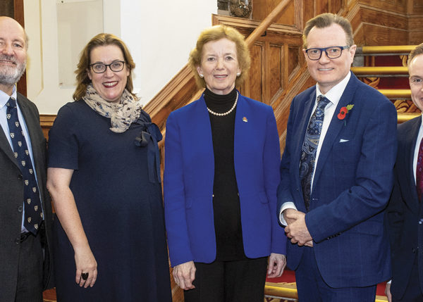 Mary Robinson Gives Peace Lecture
