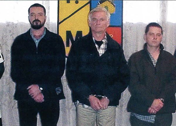 The Columbia Three: Martin McCauley, James Monaghan, and Niall Connolly.