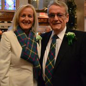 Adrian Flannelly and his wife, Aine Sheridan, were recipients of the 2012 Holyoke St. Patrick's Parade Committee's Ambassador Award.