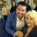 Fionnula Flanagan with Mark Lambert, who play Aunt Maggie Faraway and Uncle Patrick Carney, respectively, in The Ferryman, and Eoin Cannon, who plays Frank McCourt in Angela's Ashes: The Musical, which is destined for Broadway.