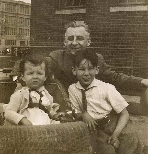 Patrick Killen with his daughter, Margaret, and son, Joseph Patrick, 1934.