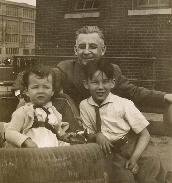 Patrick Killen with his daughter, Margaret, and son, Joseph Patrick, 1934.