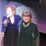 Singer Mary Deady and author Mary Pat Kelly in performance at the Irish Repertory Theatre.