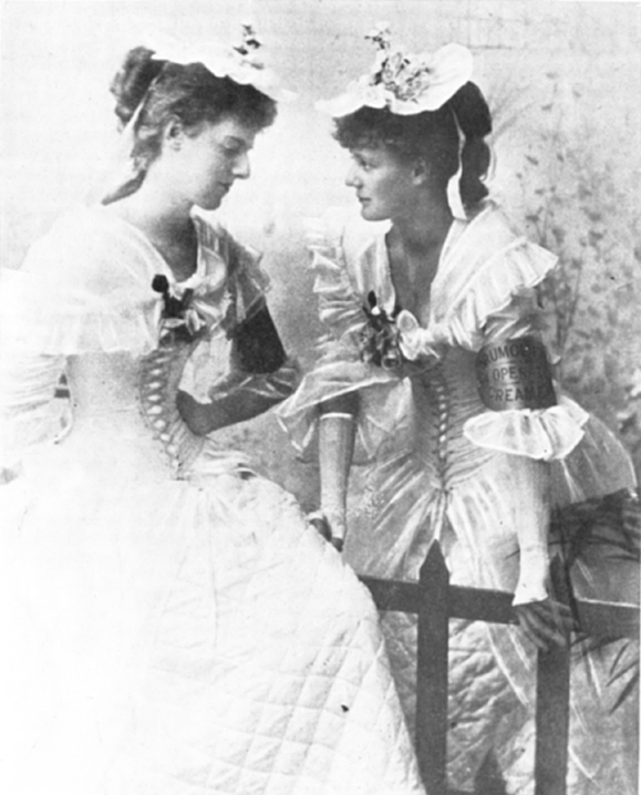 <em>Eva and Constance Gore .</em>