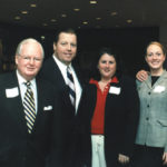 John Sharkey, Mike Rice, Patricia Daly, and Kathleen and Michael Tuohy at a Special Olympics event Rice hosted at the Prudential Building in May.