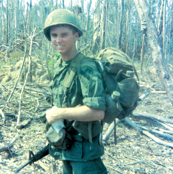 <em>Larry Connors in Vietnam.</em>