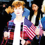 Maura Muligan (center) with friends Peggy and Pat, at the candle light ceremony at Union Square on the night of September 13.