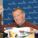 Micky Ward at his retirement party.