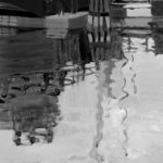 Reflections under Carroll St. Bridge.